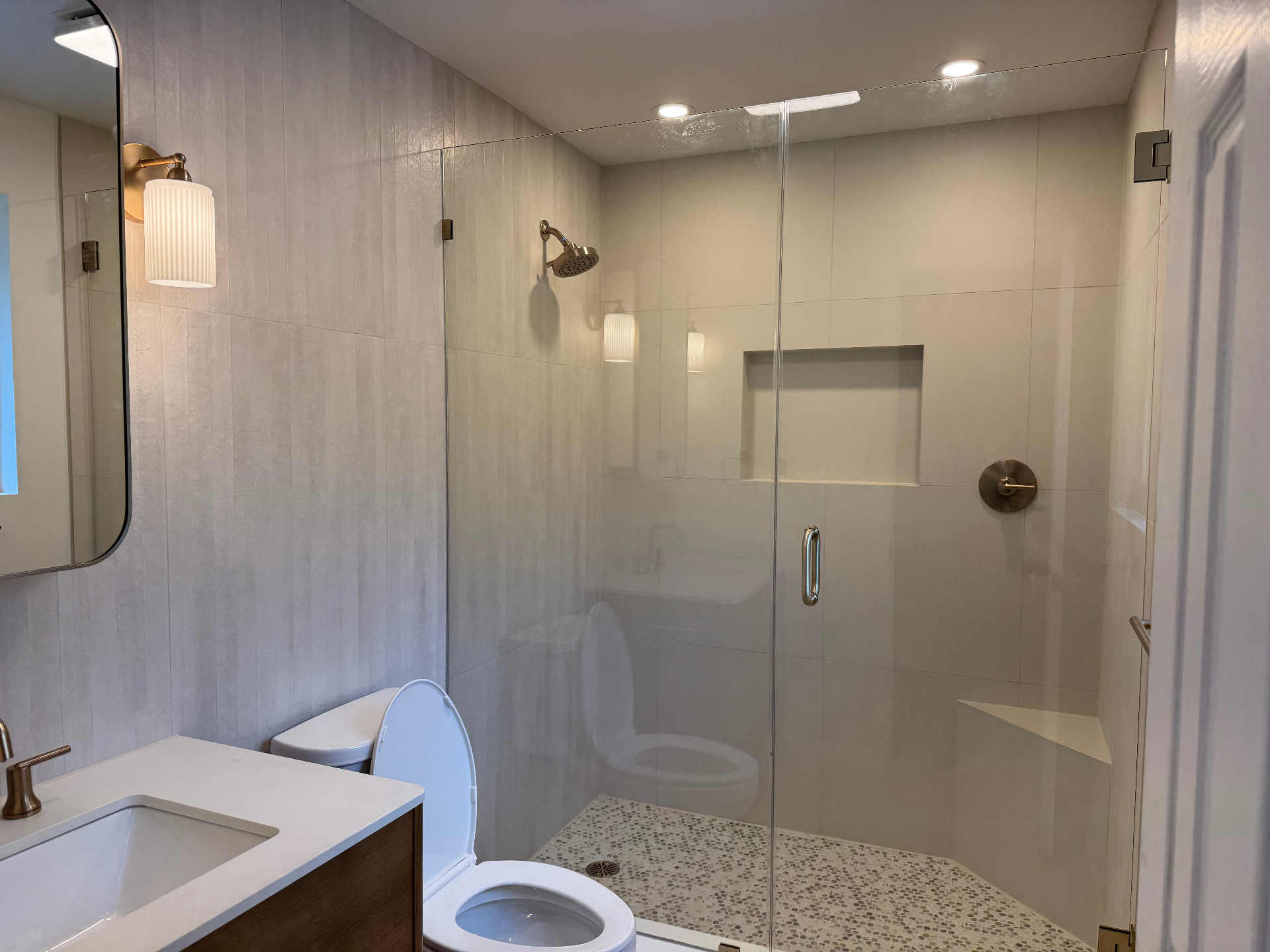Glendale Master Bath — Bathroom by Bison Builds in Denver, CO